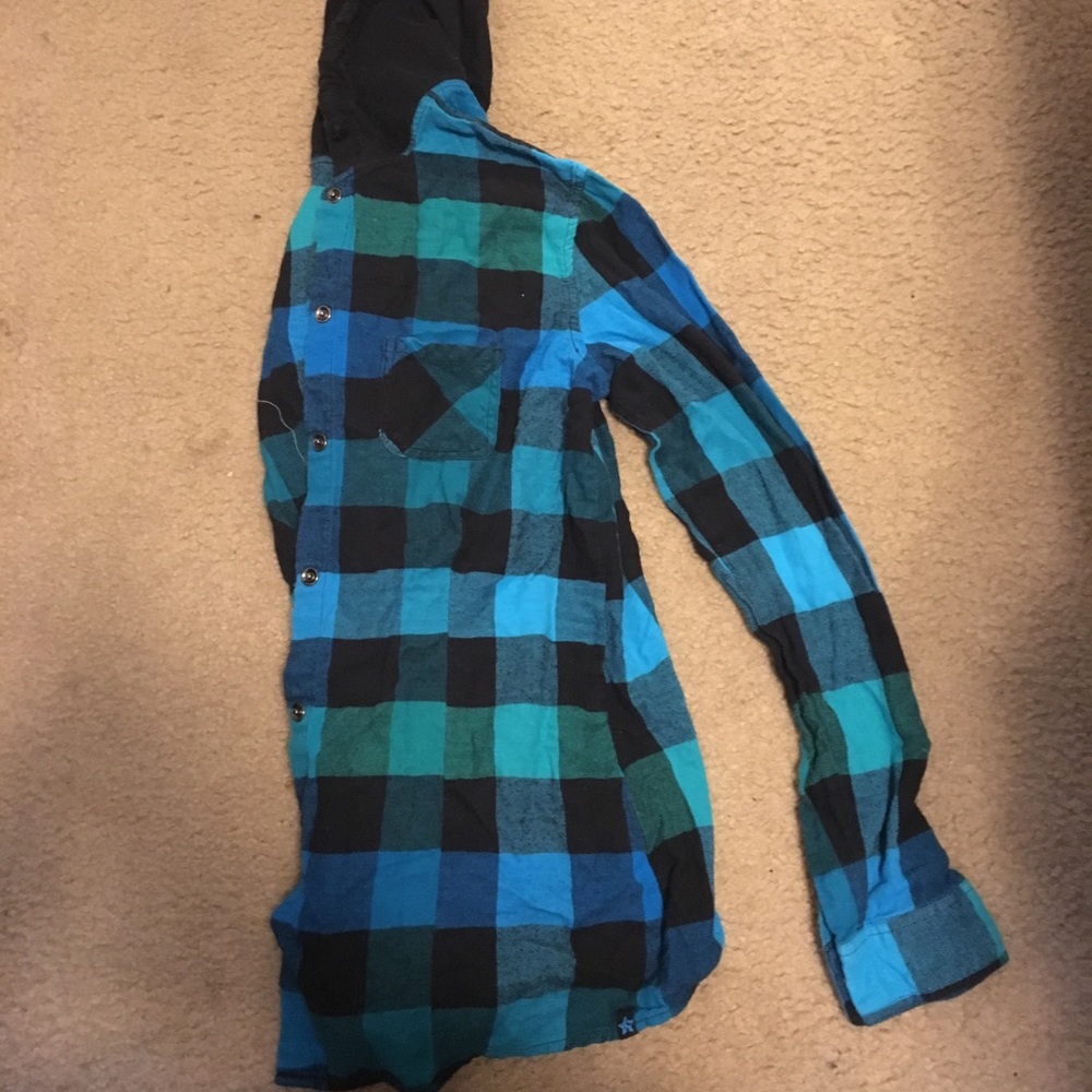 Blue flannel